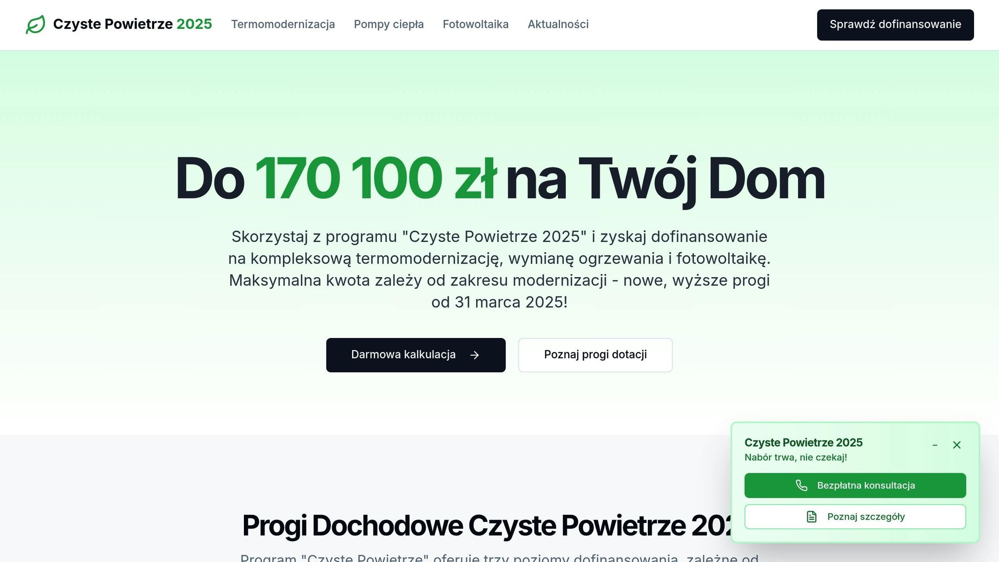 Czyste Powietrze 2025